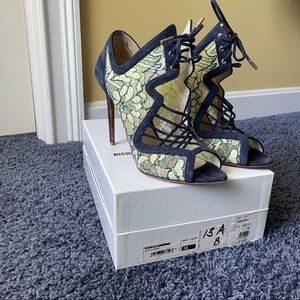 NICHOLAS Kirkwood Shoe size 38 Mint Navy
